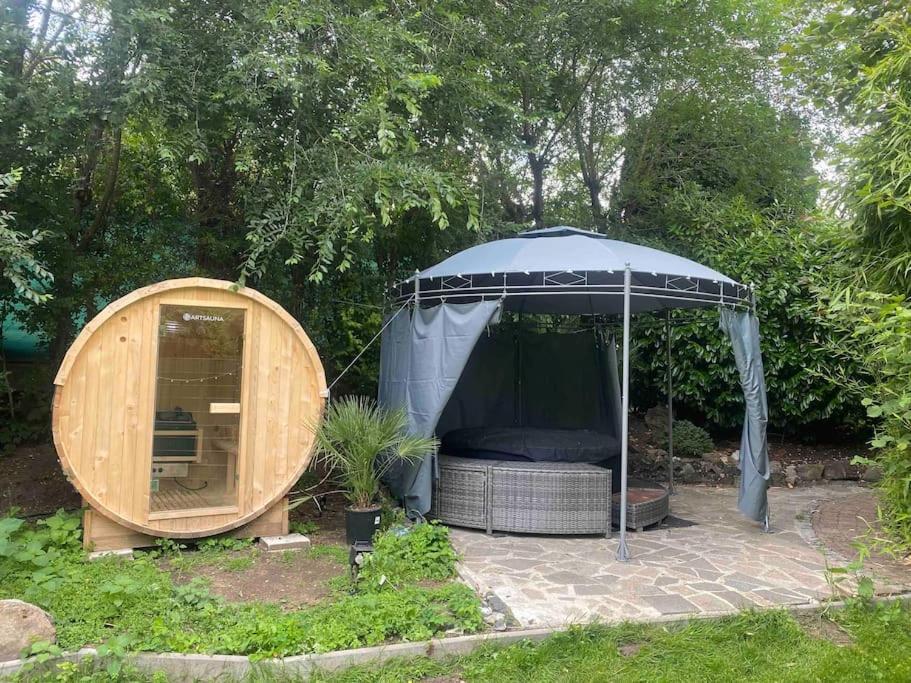 Ferien-Villa Direkt Am Rhein Sauna/Whirlpool Gotterswickerhamm Buitenkant foto